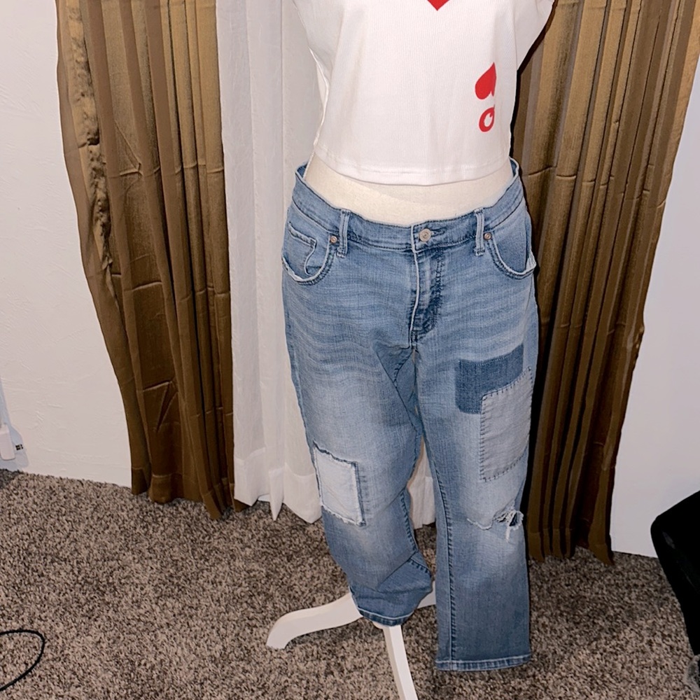 Sonoma Patch Denim Jeans